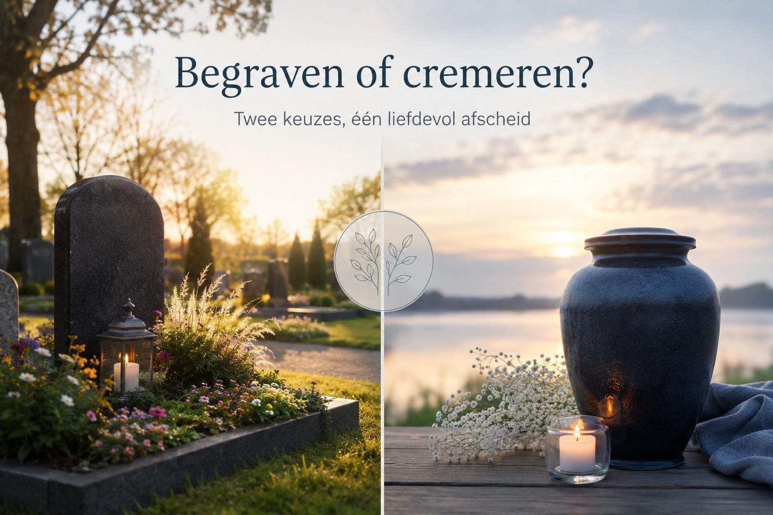 begraven of cremeren