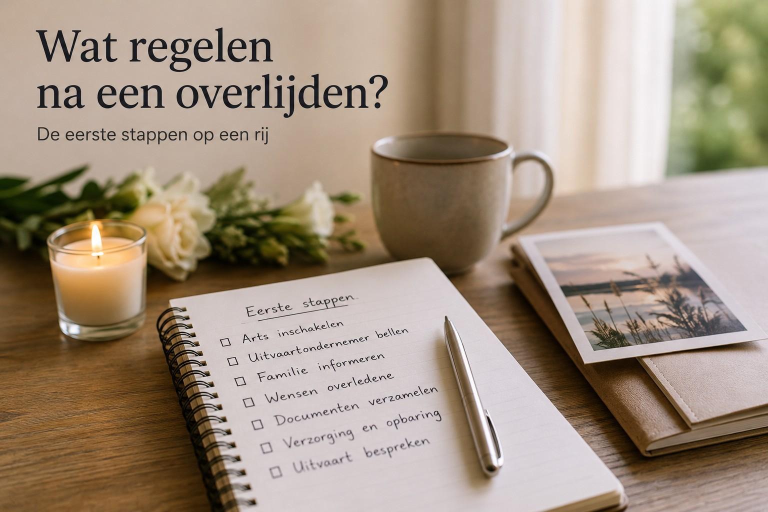 wat regelen na overlijden